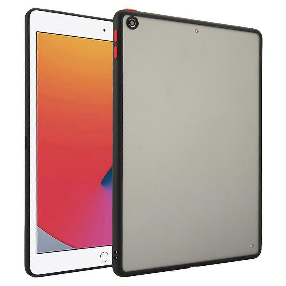 حافظة تابلت متوافقة مع iPad 10.2 (2021) / (2020) / (2019) غطاء مقاوم للصدمات من الجلد تاتش أكريليك غير لامع TPU