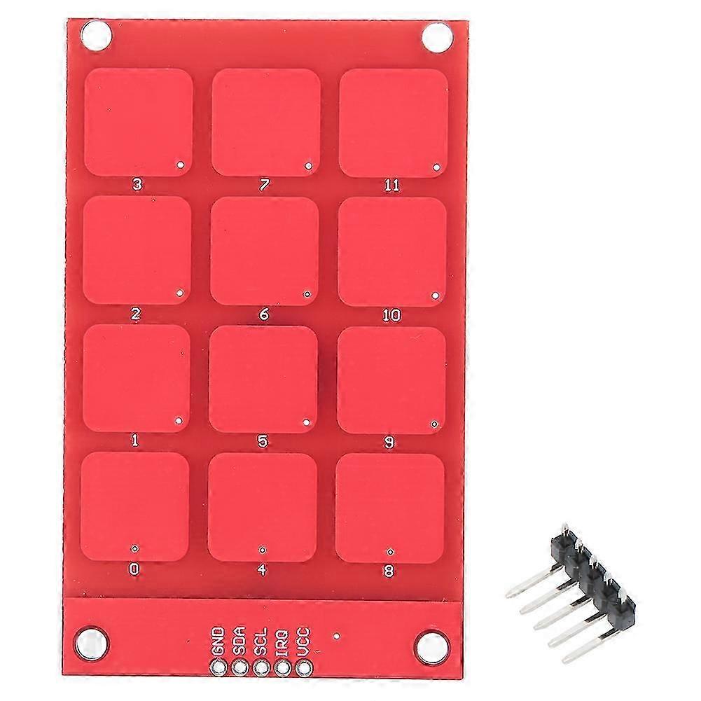 MPR121 Compatible Touch Keyboard Capacitive Touch Keypad 12 Buttons High Sensitive Keypad