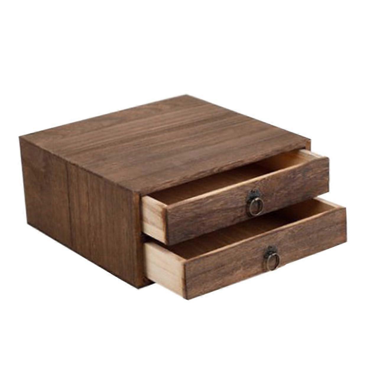 1 Set Wooden Tea Caddy with Multiple Elegant Tea Tins for Tea Storage, Durable and Breathable for Tea Lovers