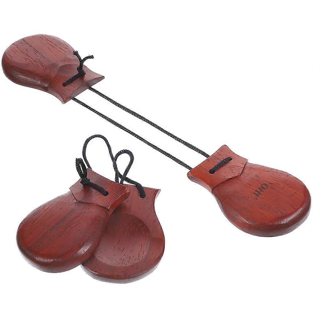 Wooden Castanets for Adults – Lightweight Percussion Instrument with Ergonomic Design for Enhanced Sound, Perfect for Music Enthusiasts and