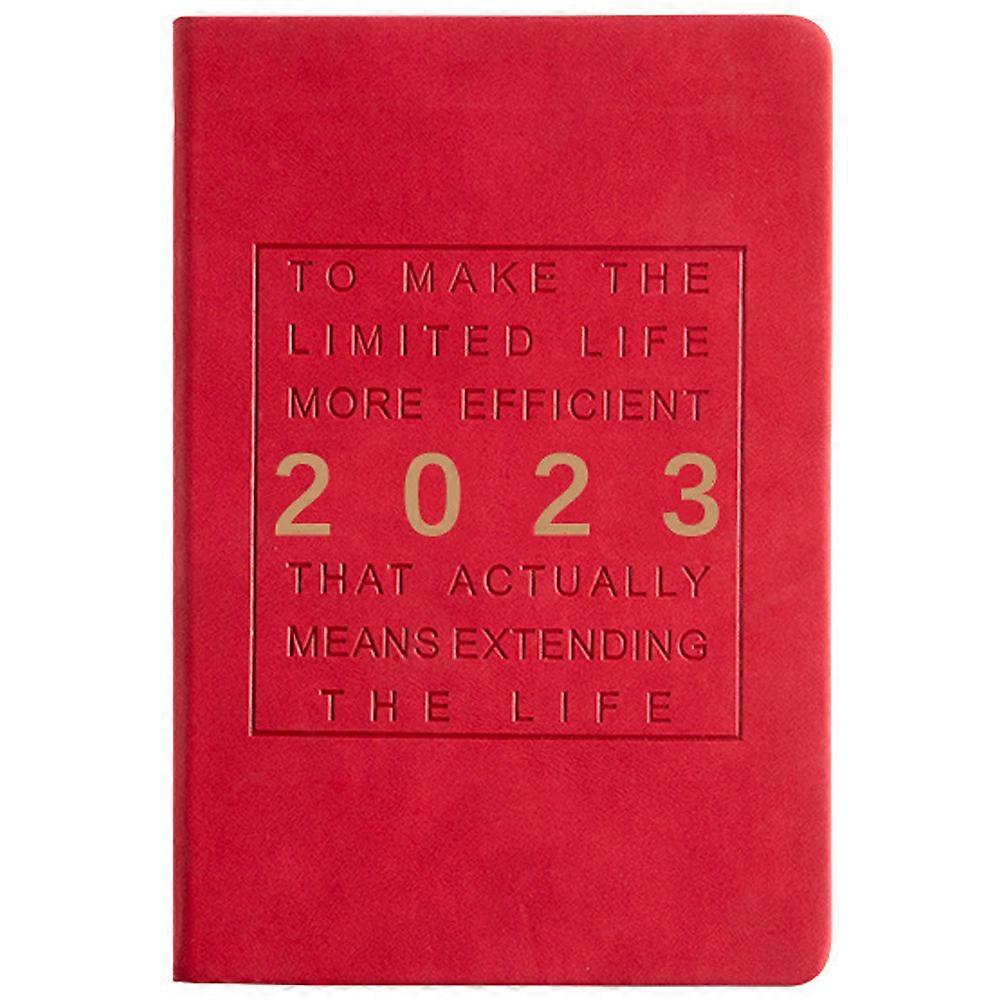 Planning Notebook For Work Study Home School Planning Red 21X14.5X2CM To-Do List 1Pcs