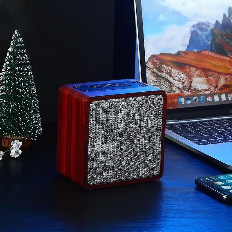 Q4 Wooden Fabric Bluetooth Speaker Q4