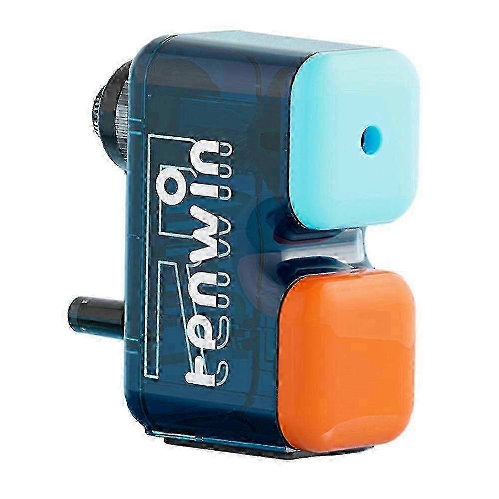 Manual Hand Crank Pencil Sharpener for 2B-6B and 8.2mm Colored Pencils, Hexagonal/Triangular/Round