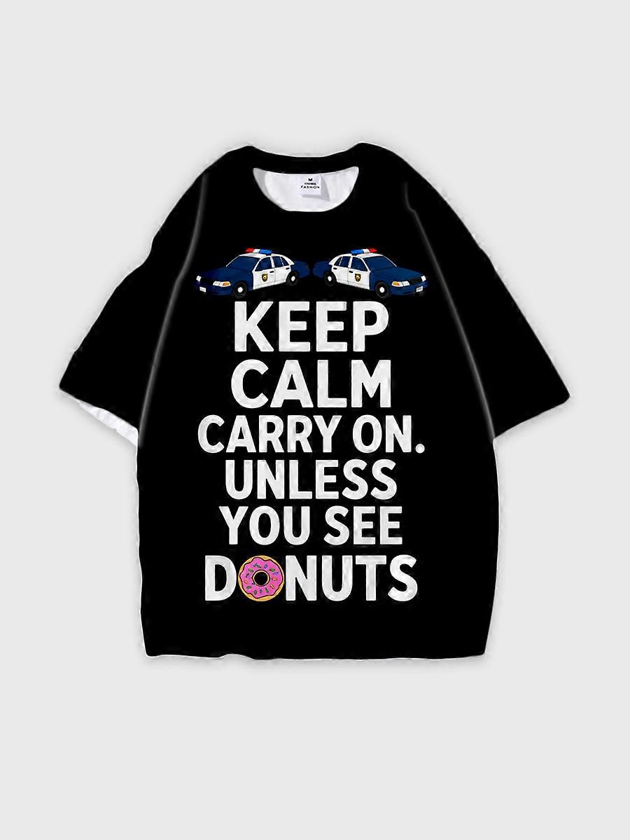 T-shirt round neck Pattern loose short sleeve JW2641