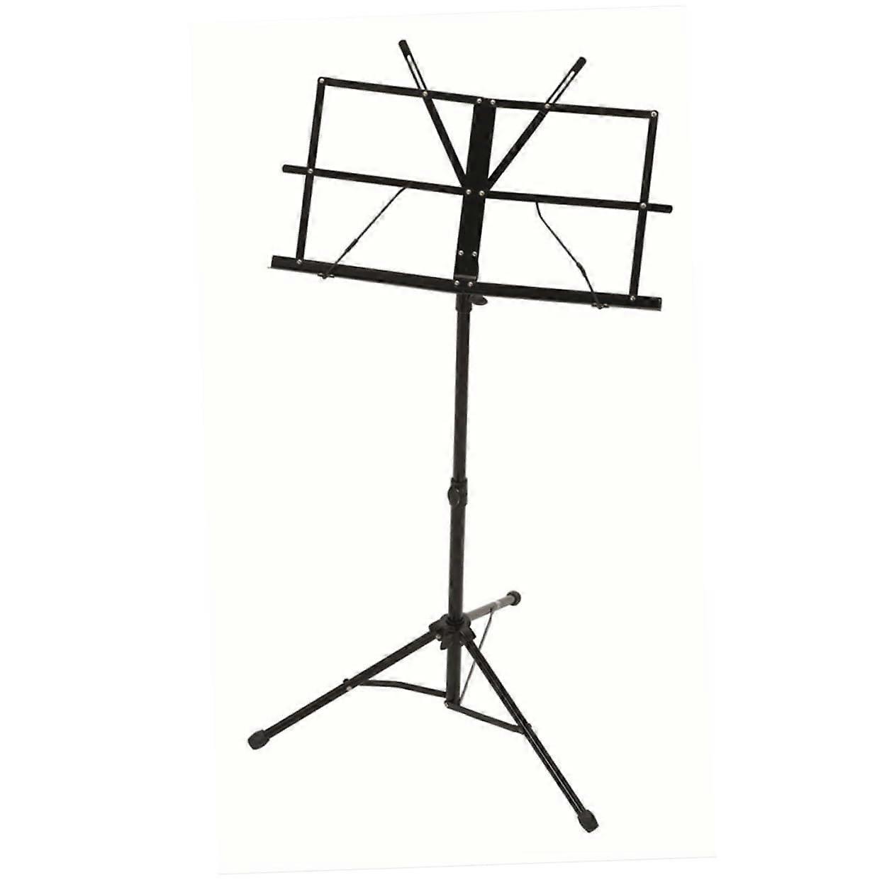 Portable Music Stand with Carry Bag, 66 x 100 x 50 cm, Black, Versatile