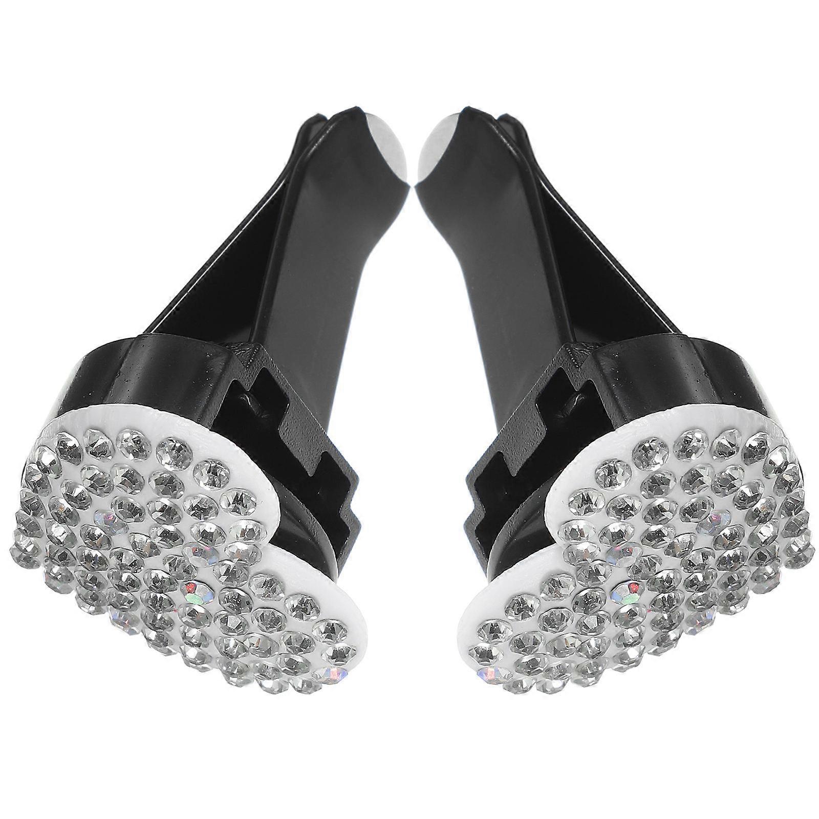 Heart Shaped Car Air Vent Diffuser Clips   Aroma Freshener for Car, Home, and Office   2pcs Scent Diffuser Clips for Odor Control and Interior