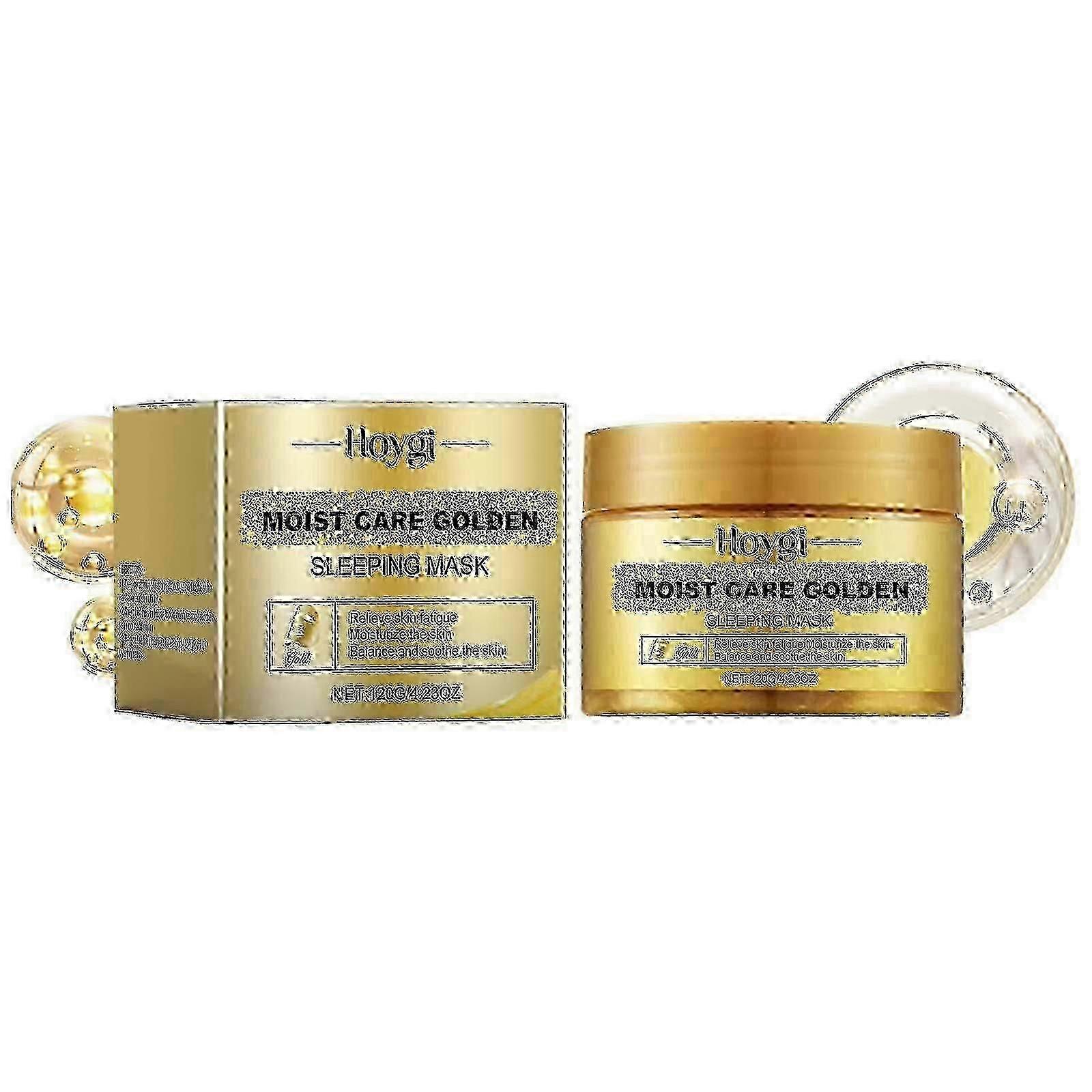 Gold Sleeping Mask, Moisturizing, Moisturizing, Moisturizing, Smoothing And Firming Skin Hydrating Mask