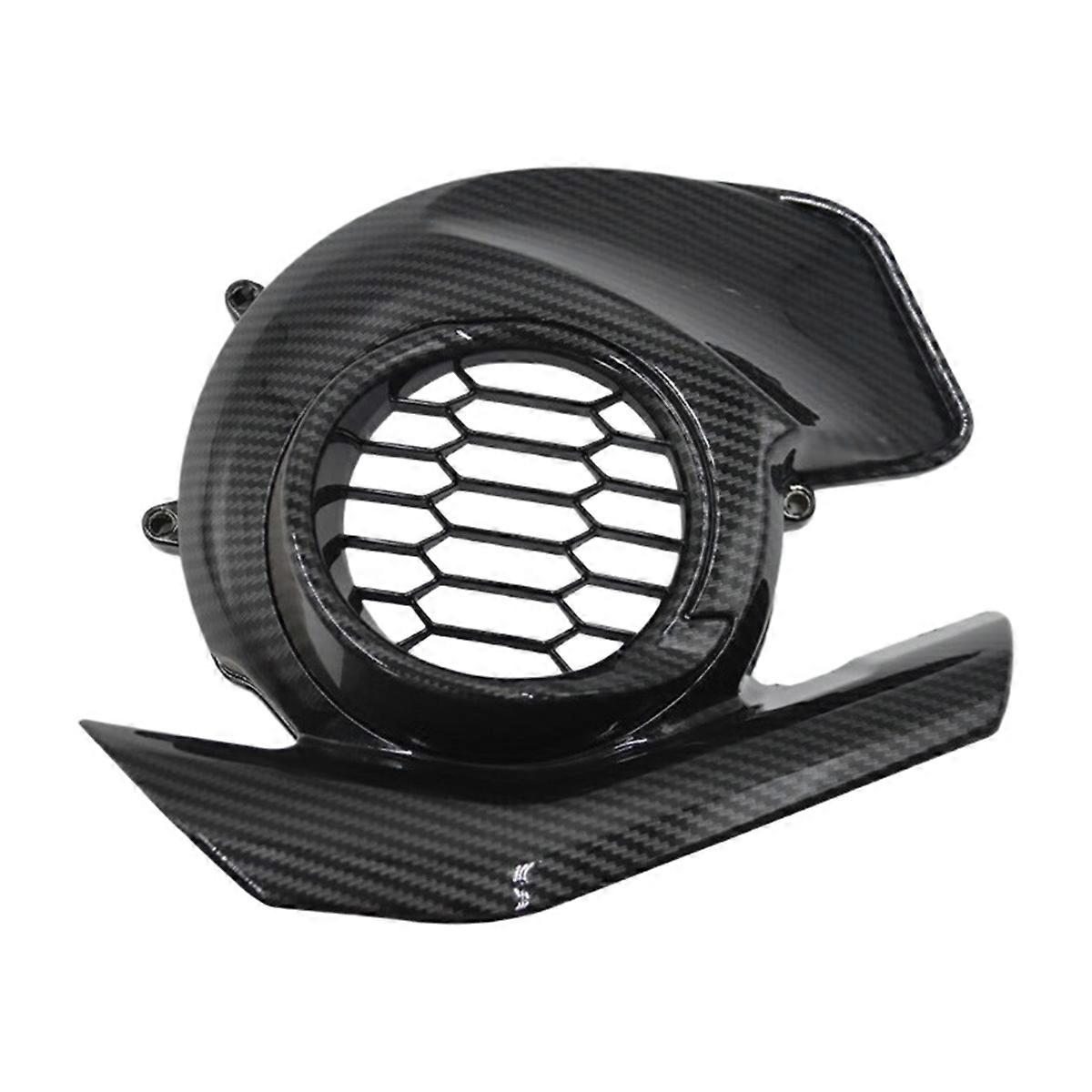 Motorcycle Accessories Fan Cover for Carbon Fiber Pattern