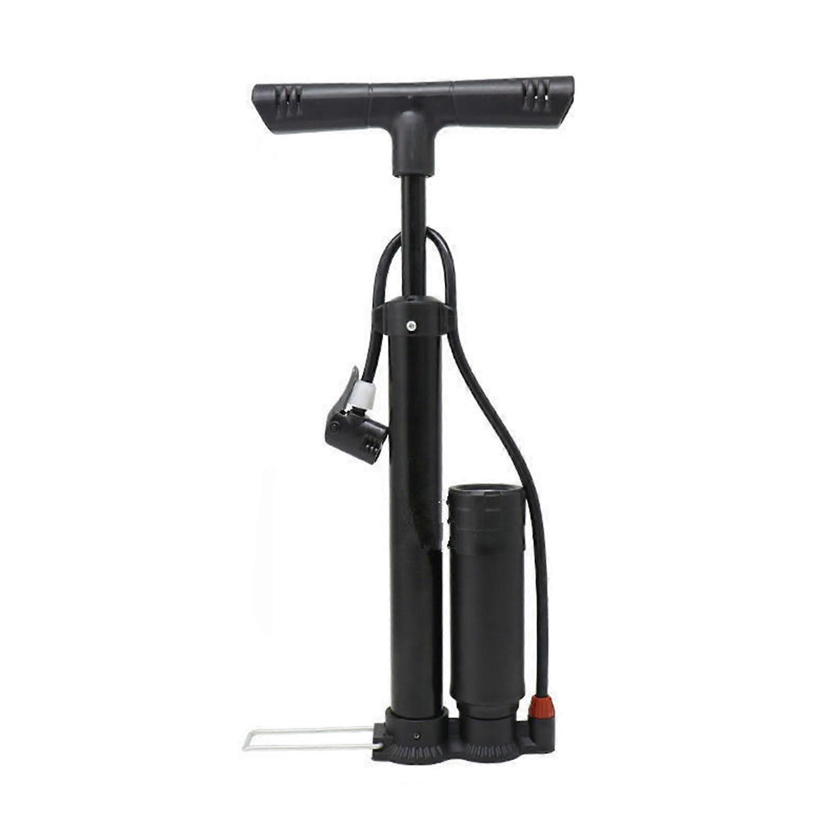 Bicycle Pump Floor High-Pressure Manual Air Pump For Mountain Bikes And Basketball Inflators Schrader Presta Compatible