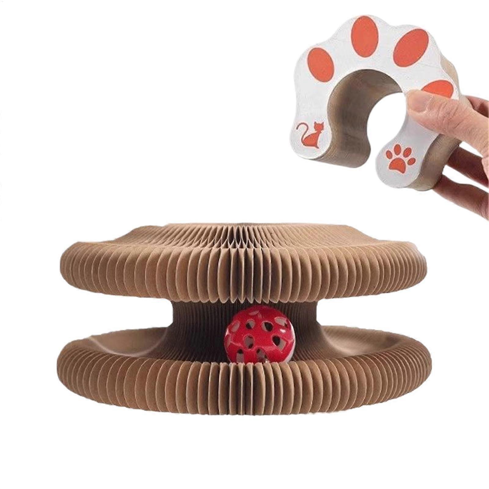 Cat Scratch Pad, Cat Scratch Board Toy, Interactive Scratcher, Tear-Resistant For Cats, Enrichment Toy