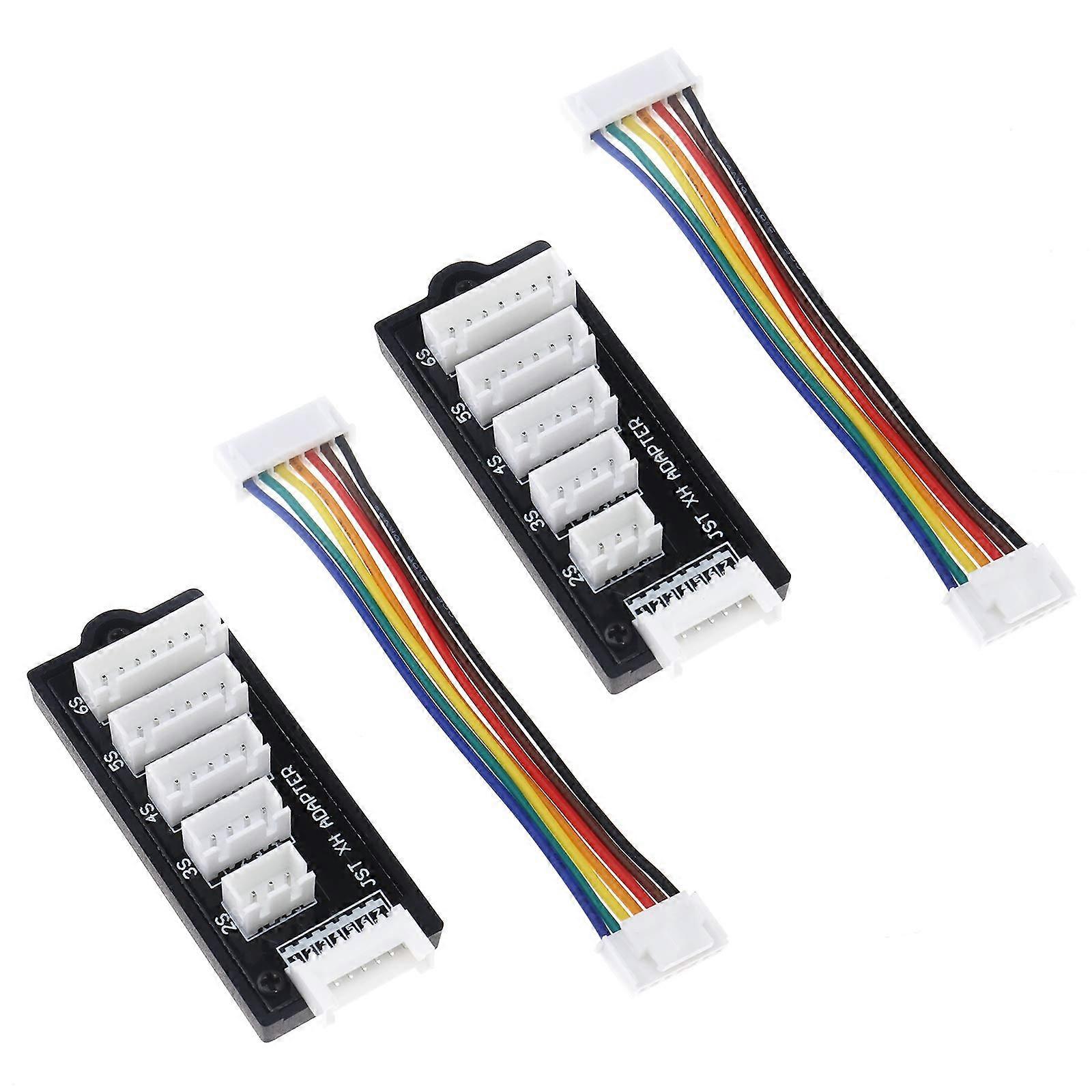 2S-6S Balance Charger Extension JST-XH Adapter Board for RC LiPo Battery Charging, Compatible with Various Models