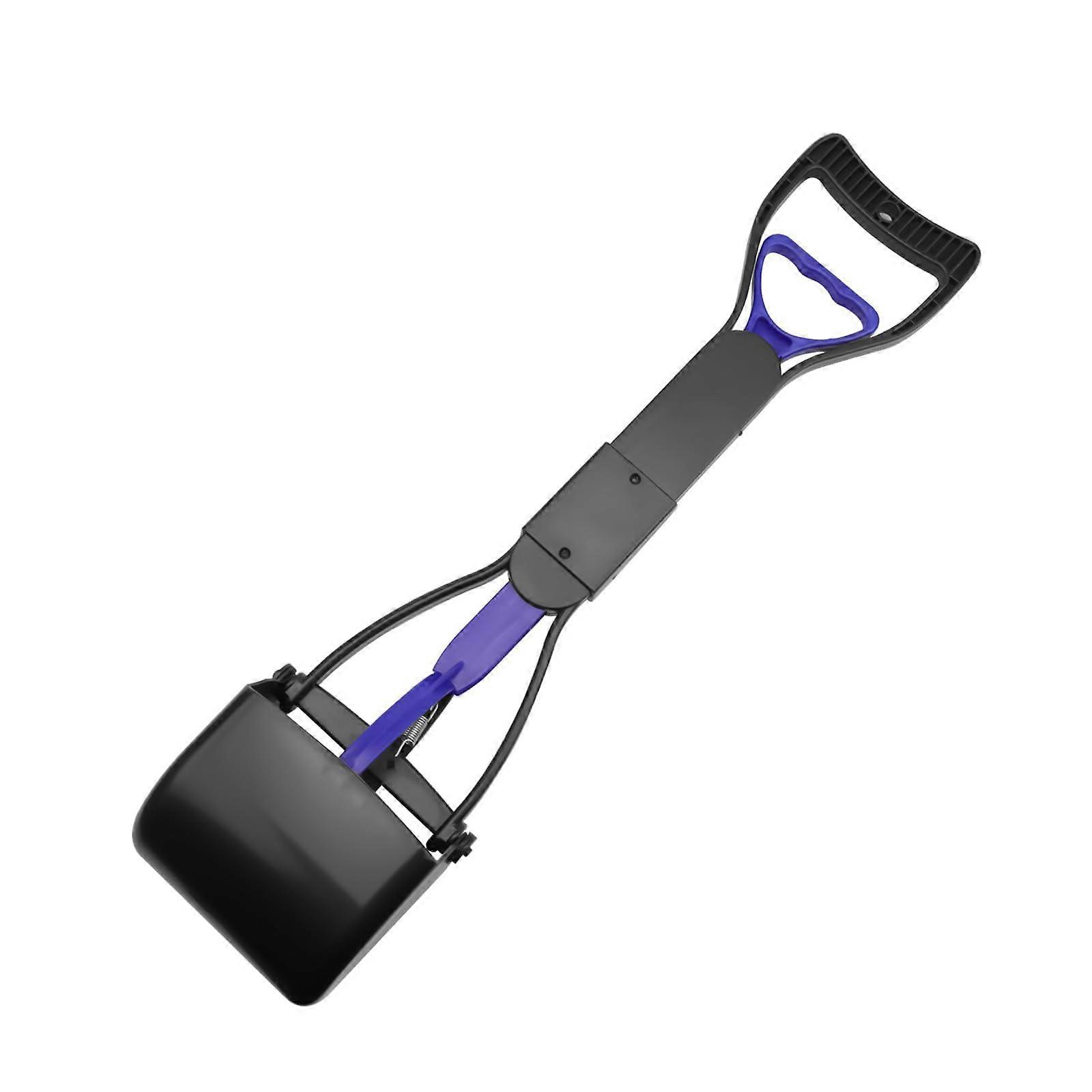 Dog Waste Gripper, Black, Plastic, Foldable, Ergonomic, Dog Poop Scooper (10x45x10cm)