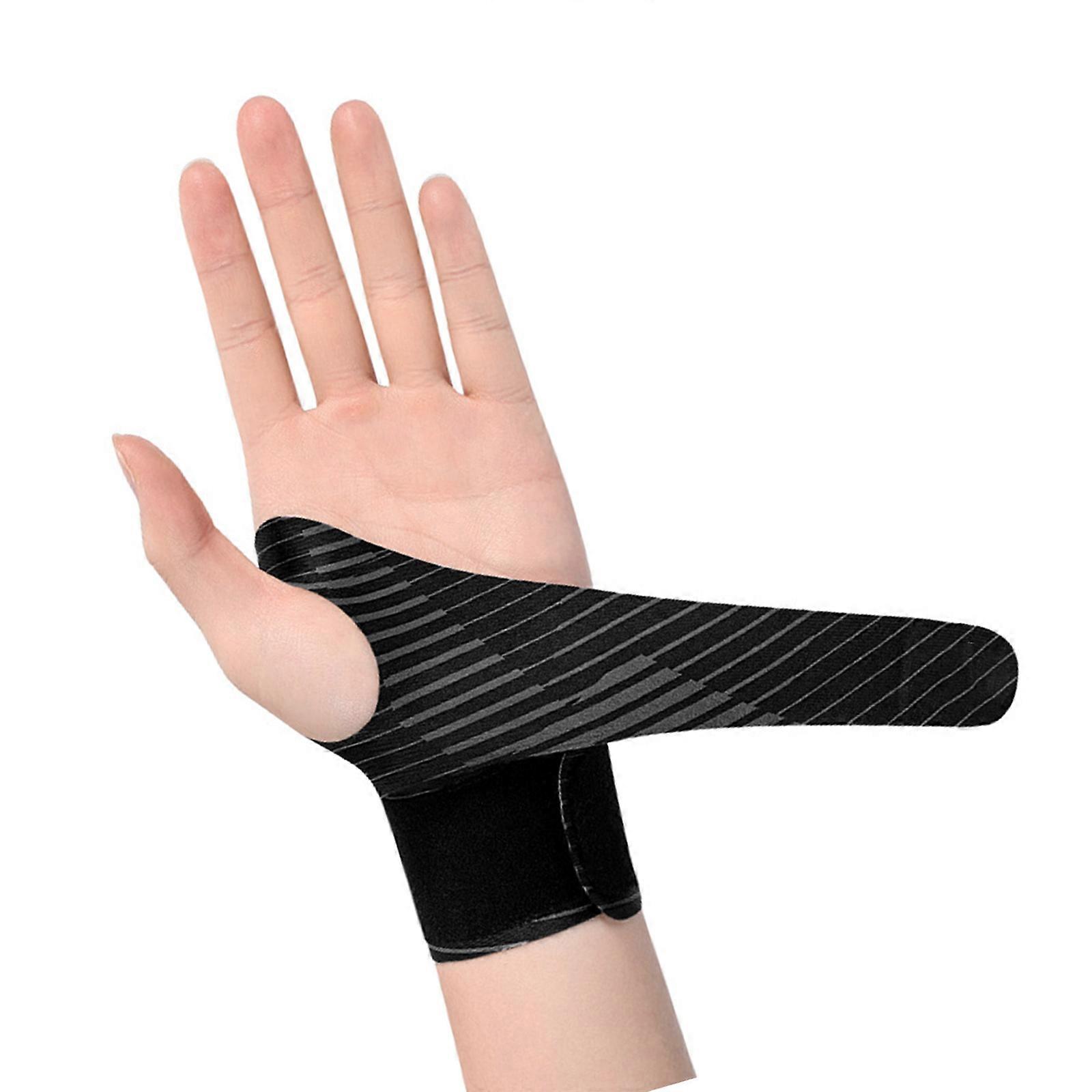 Ergonomiske håndledsstabilisatorer med dobbelt kompressionsteknologi Tommelfingerbøjle til sener Skeder Skader sort og grå