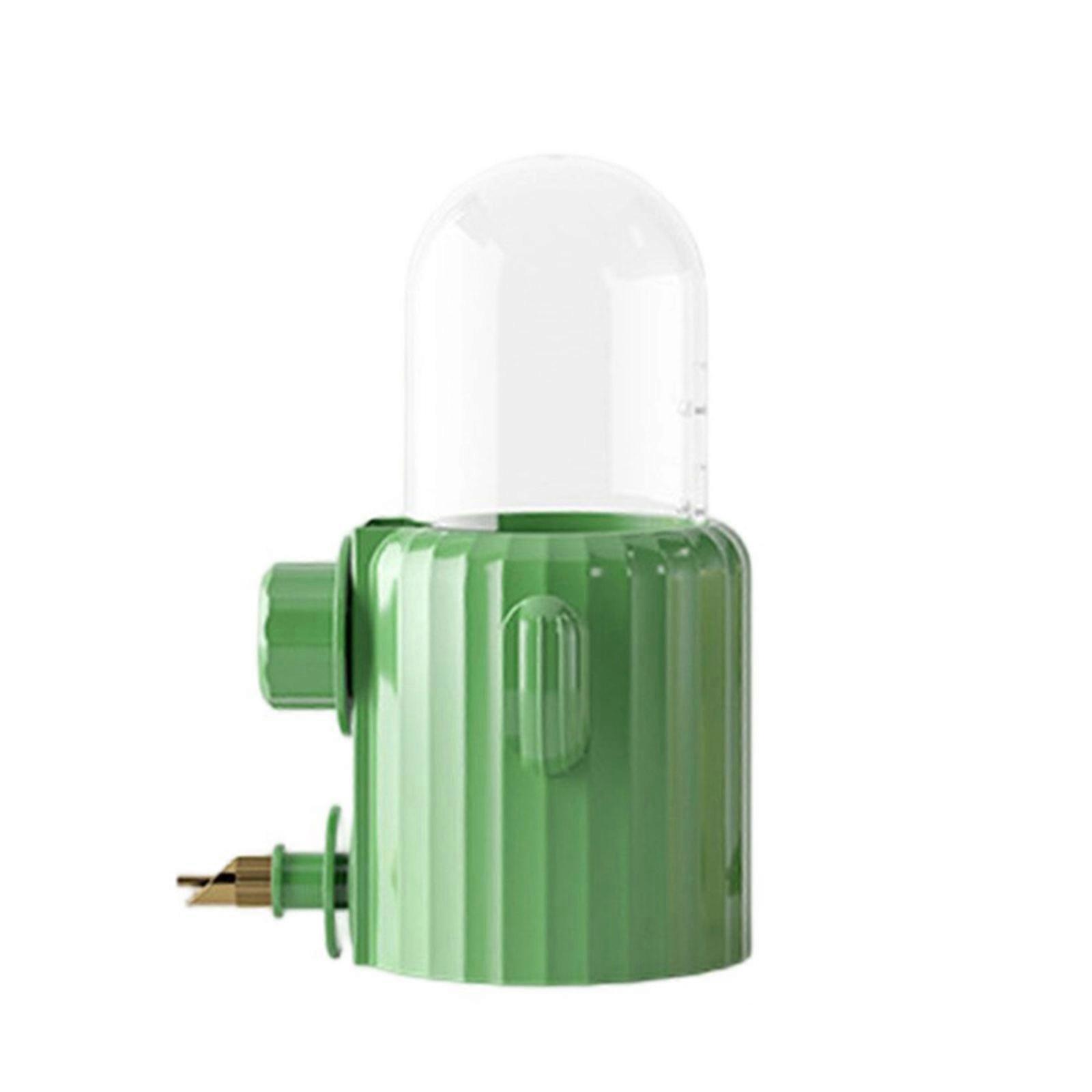 Leakproof Cage Mounted Bird Waterer Cactus Shape Plastic Automatic Drinking Container Water Dispenser for Bird Watering Multicolor