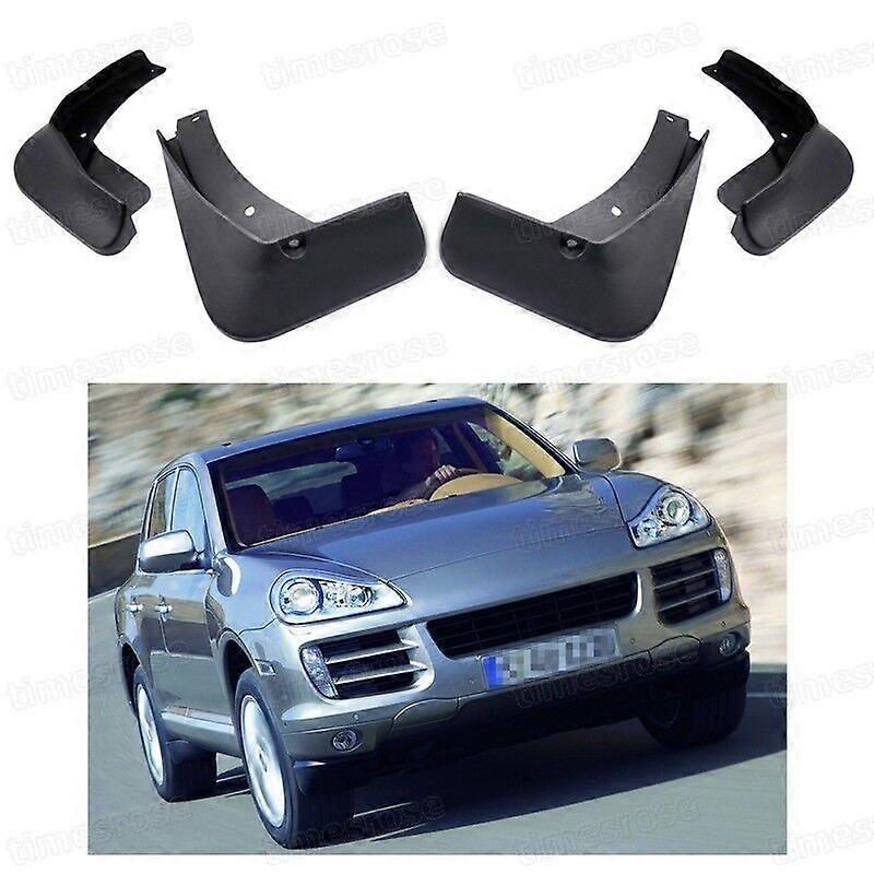 Compatible 4Pcs Car Mud Flaps Splash Guard Fender Mudguard for Porsche Cayenne 2007-2010