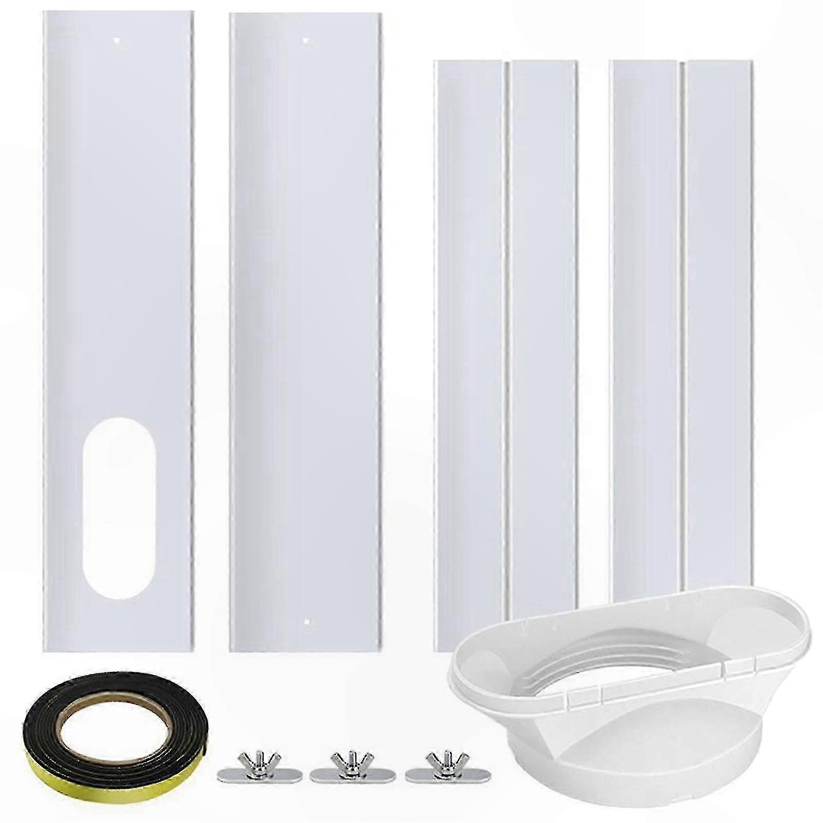 Portable Air Conditioner Vent Kit for Sliding Windows Adjustable Panel for Home Cooling Solutions