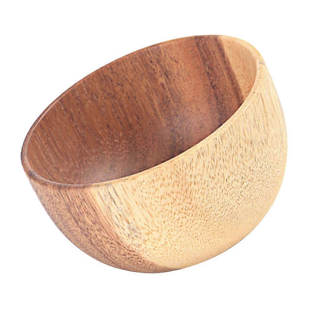 Handmade Wood Bowl Traditional Japanese Style Home Use Small Size Food Storage 1Pack
