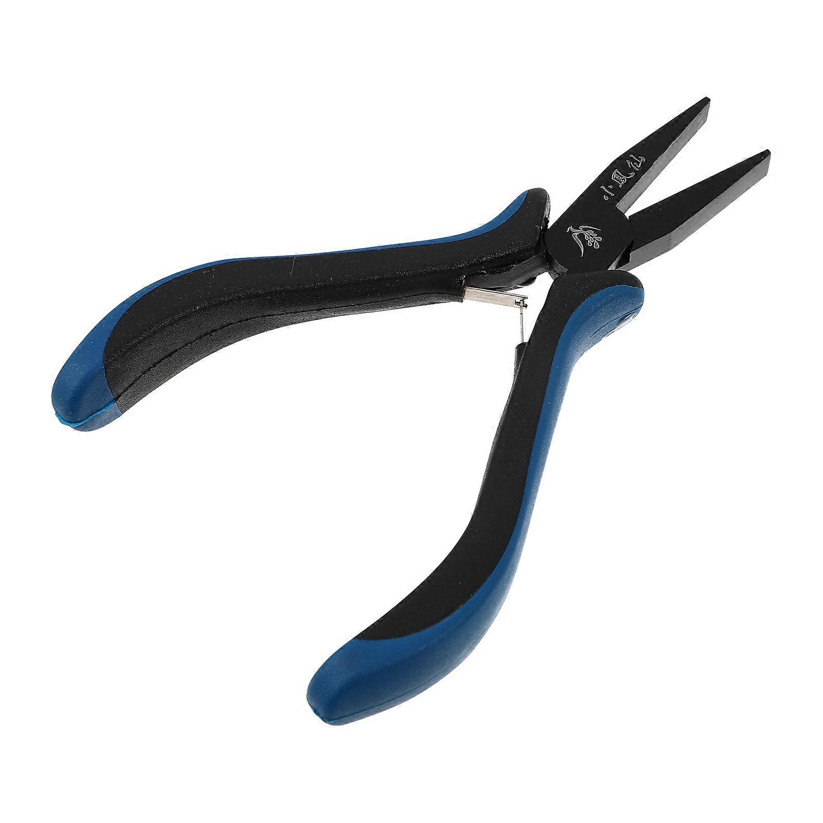Fishing Plier with Flat Nose, Spring Loaded Knot Tying Tool for Fishing Line, Lightweight Portable Outdoor Tool for Anglers