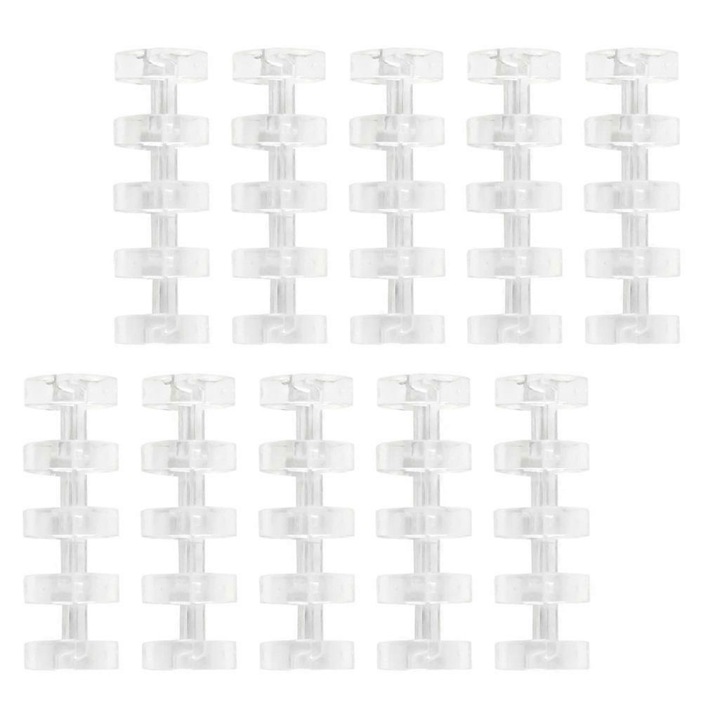 Transparent Plastic Loose Leaf Binders for Books 20 Pieces Widely Used in Home Office School