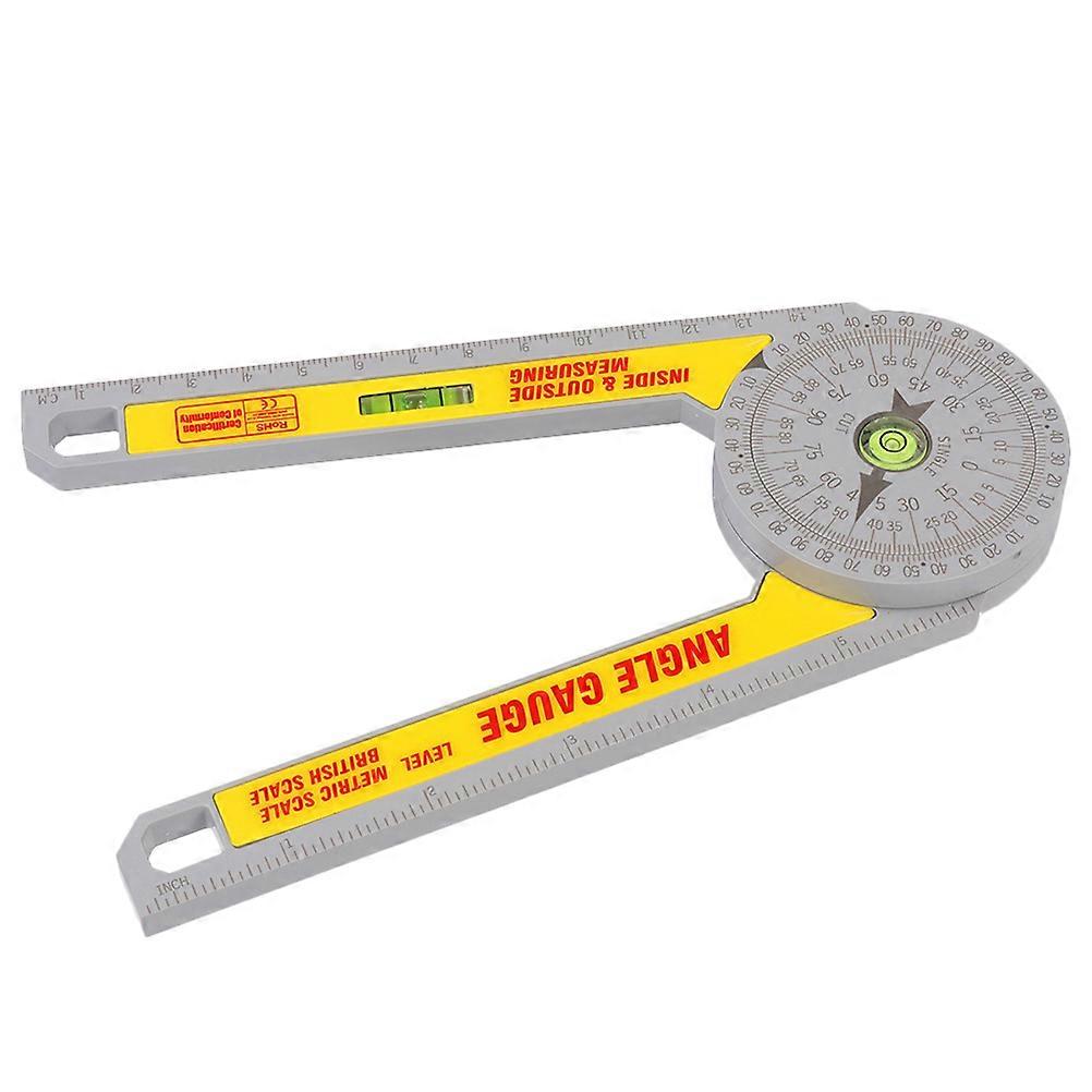 Durable Angle Ruler Protractor for Woodworking – Precision Gauge for Miter Cuts, DIY & Professional Use
