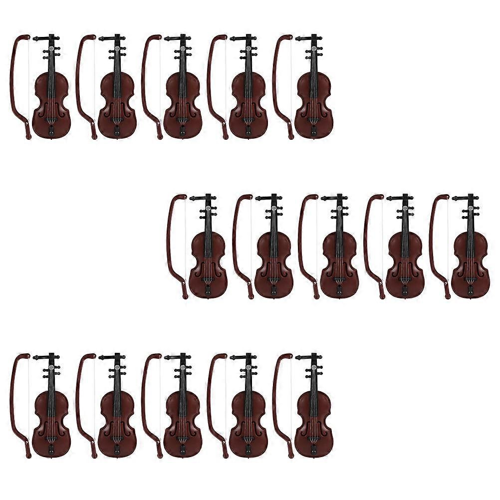 Mini Violin Decorative Models Realistic Design Christmas Desktop Decoration for Home Events DIY Accessories for Creativity and Imagination