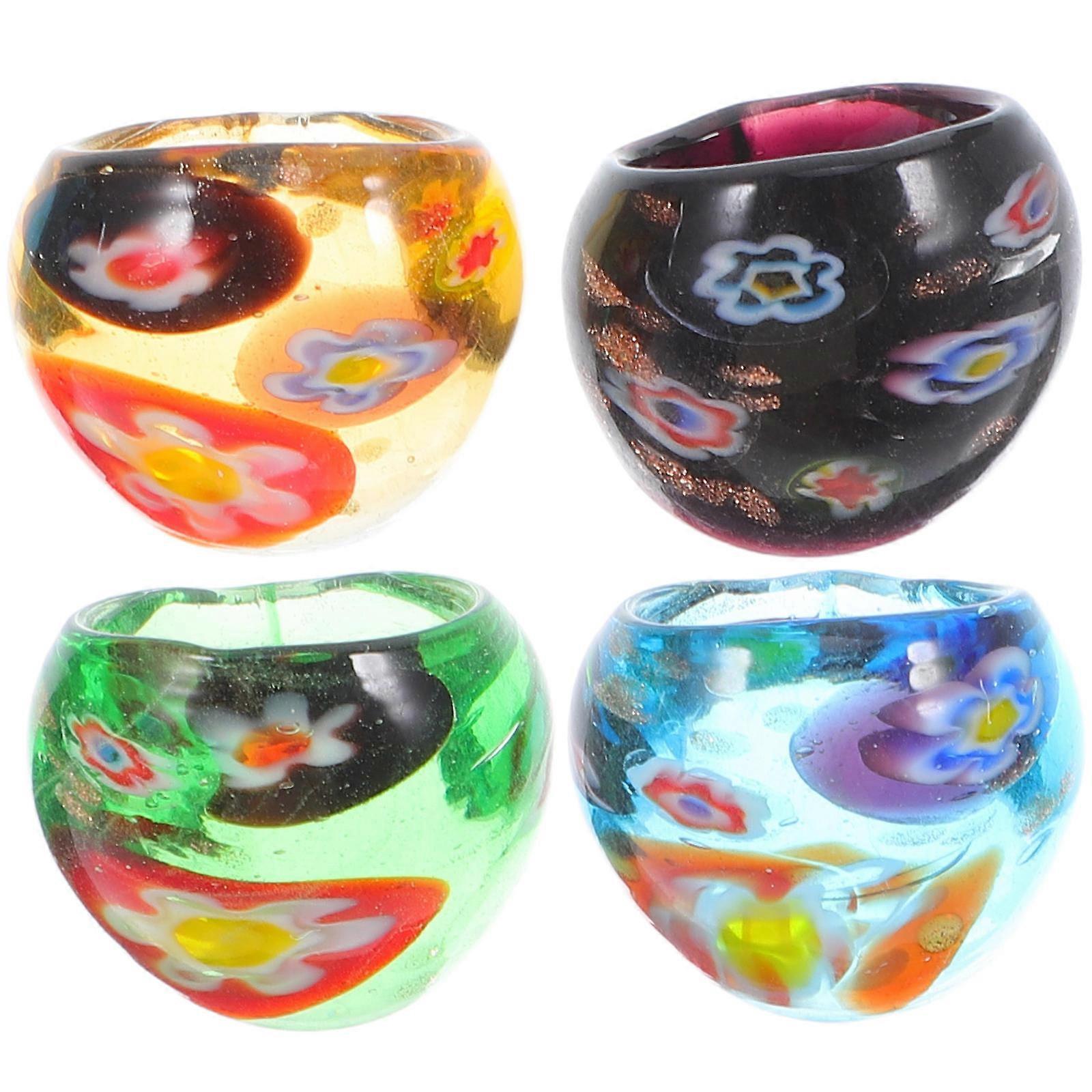 Durable Assorted Rings for Decor Cool Theme Design Perfect for Parties and Special Occasions 4 pcs