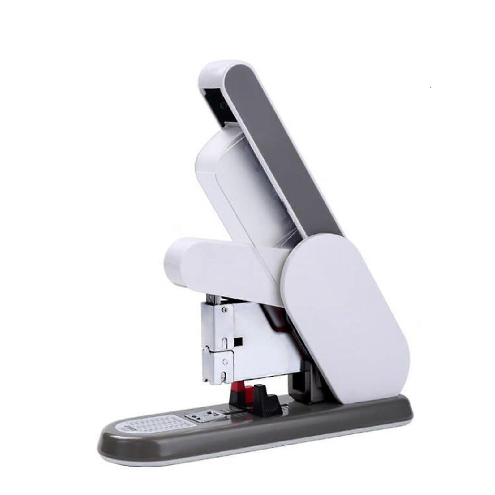 Stapler for booklets, 130sheet capacity, ergonomic handle, laborsaving, stapler for booklets, brochures 5006 White.