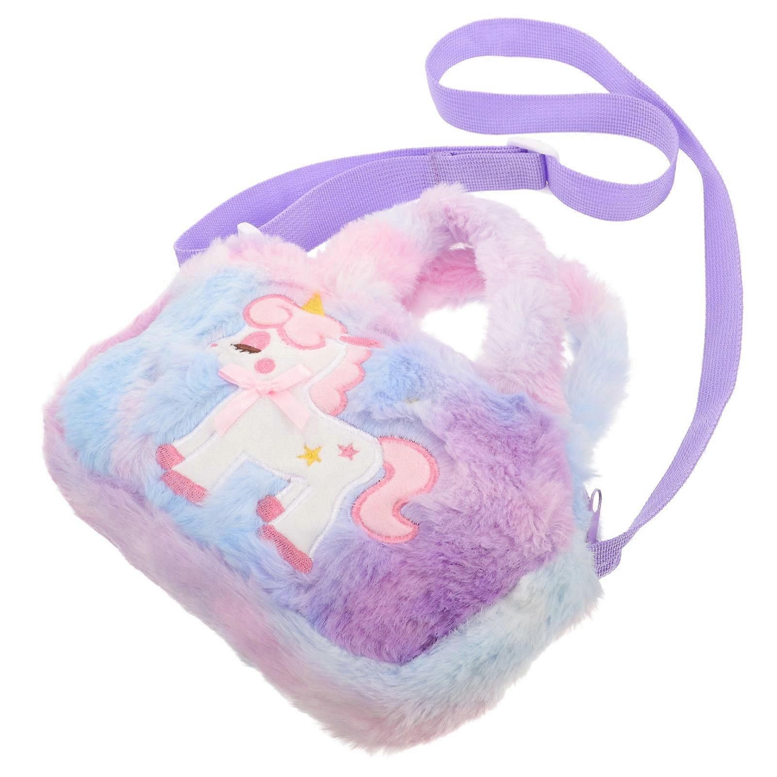 Adorable Unicorn Plush Crossbody Bag – Lightweight & Durable Design for Travel and Everyday Use