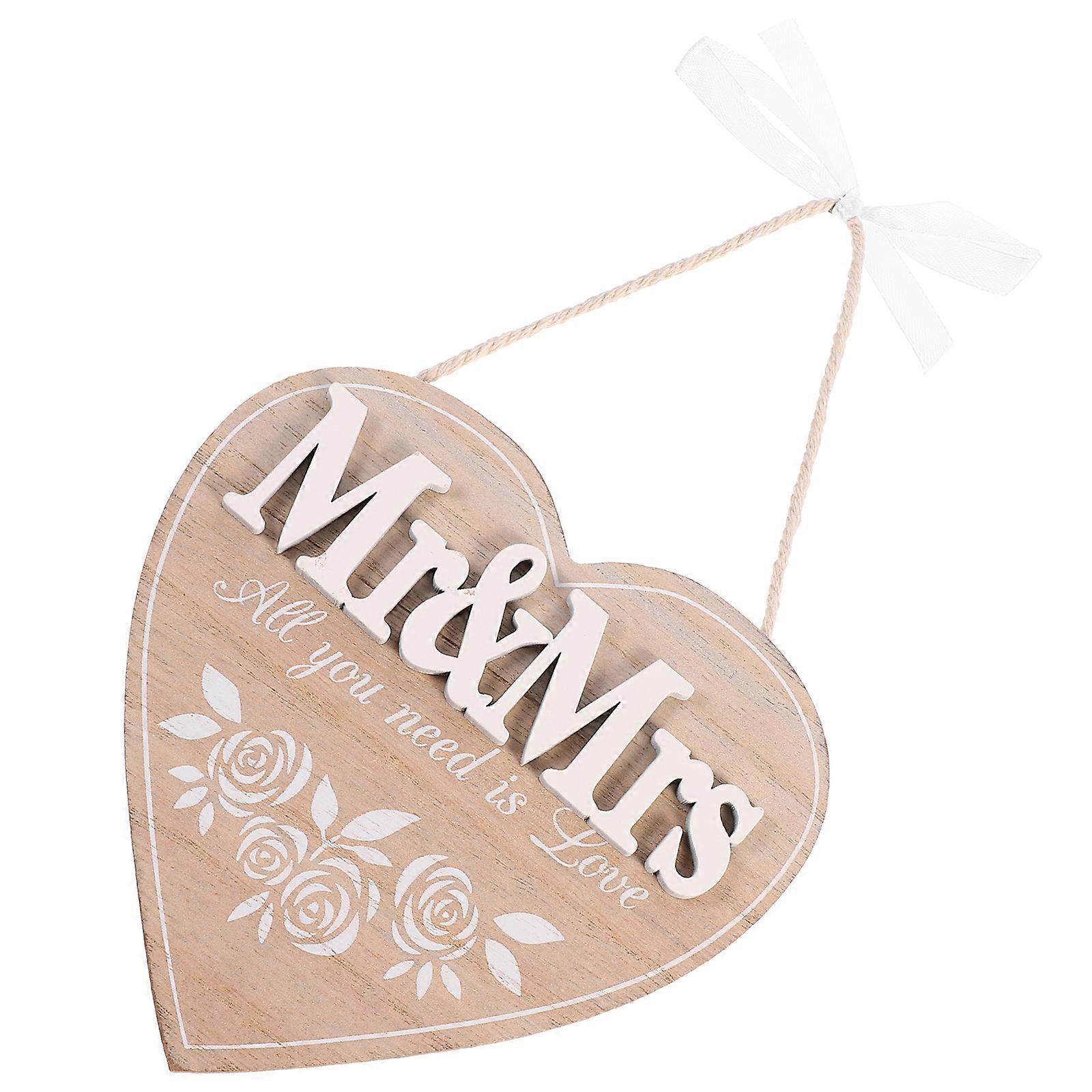 Wood Wall Plaque Home Plaque Wall Decor Rustic Themed Multi 15x14x0.5cm Decoration 1Pcs