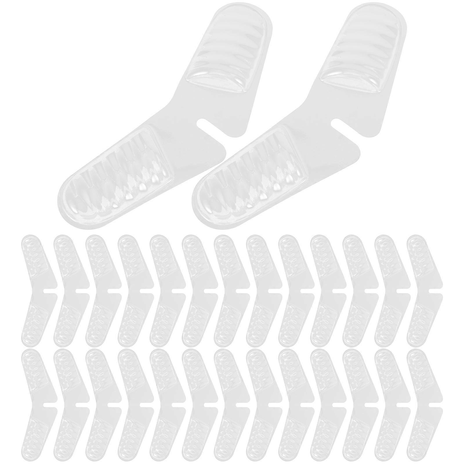 50pcs Durable PVC Transparent Collar Stays for Dress Shirts – Easy to Use Supports to Prevent Curling and Maintain a Neat Neckline for Men and Women