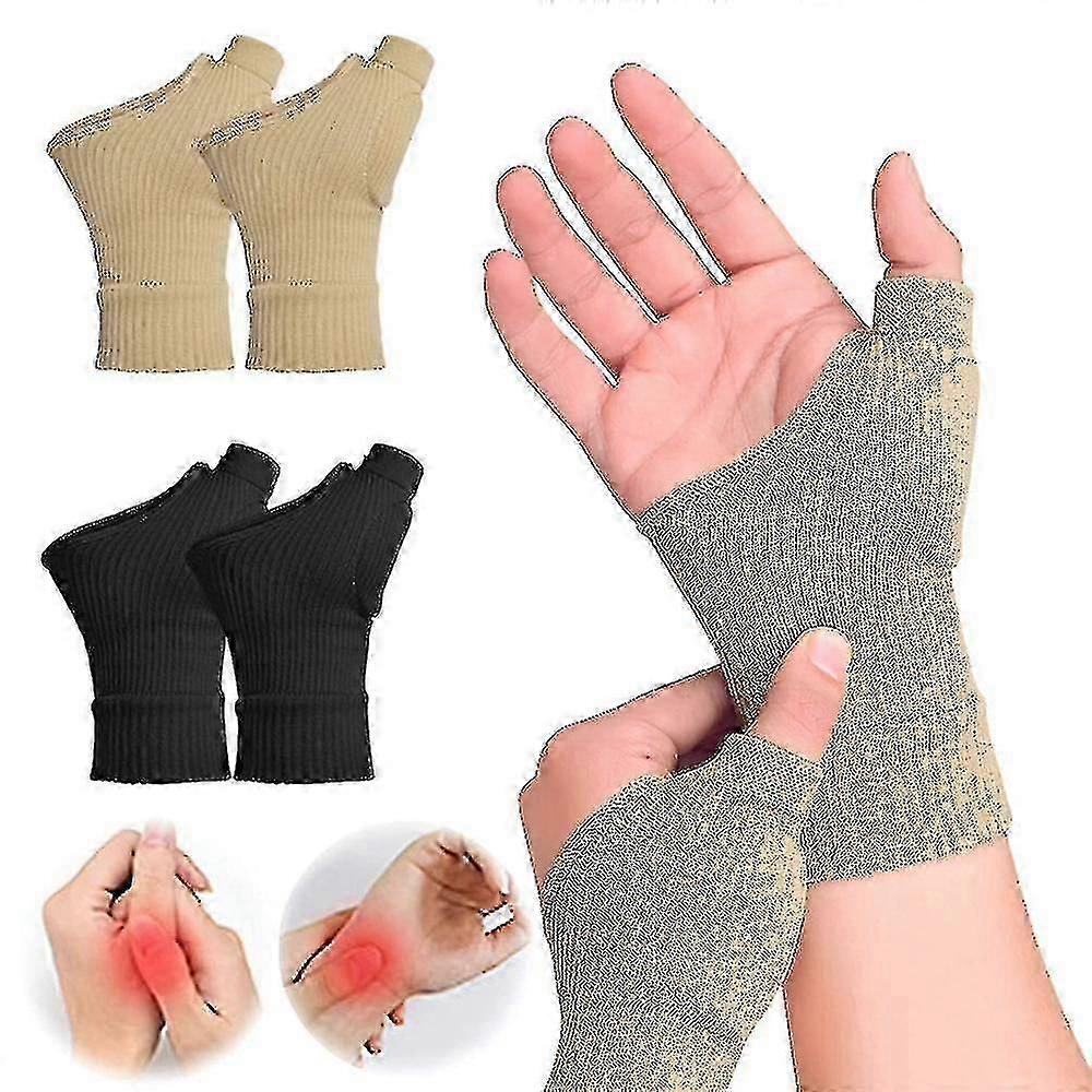 Compression Therapy Gloves Gel Filled Thumb Hand Wrist Support Arthritis Compression Gloves