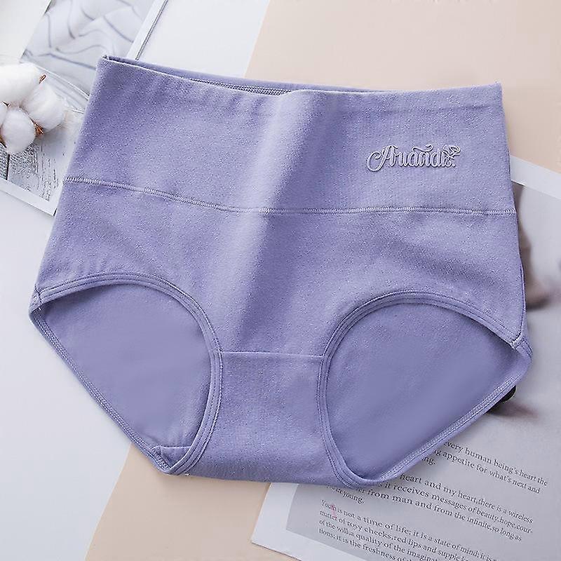 Women's Fashionable Breathable Underwear with High Waist and Tight Fit Oversized Briefs