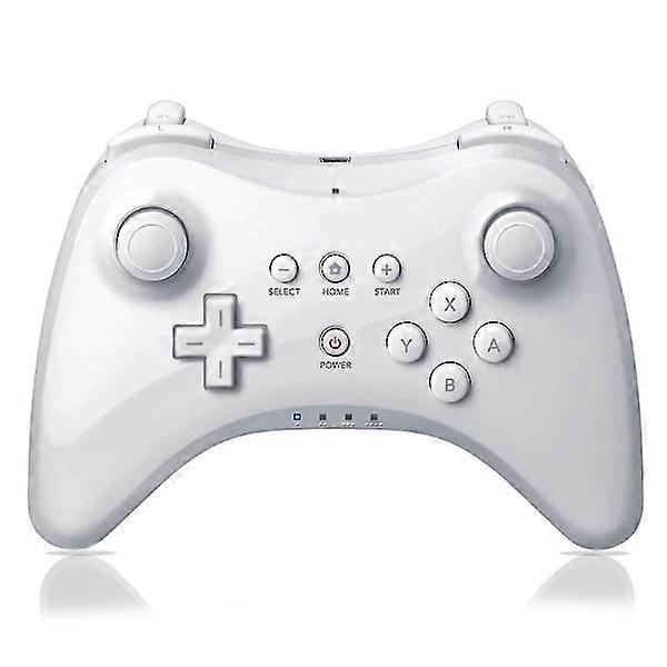 Pro Controller for Wii U, Ead Wireless Gamepad for Nintendo Wii U Dual Analog Game Remote Joystick (white)