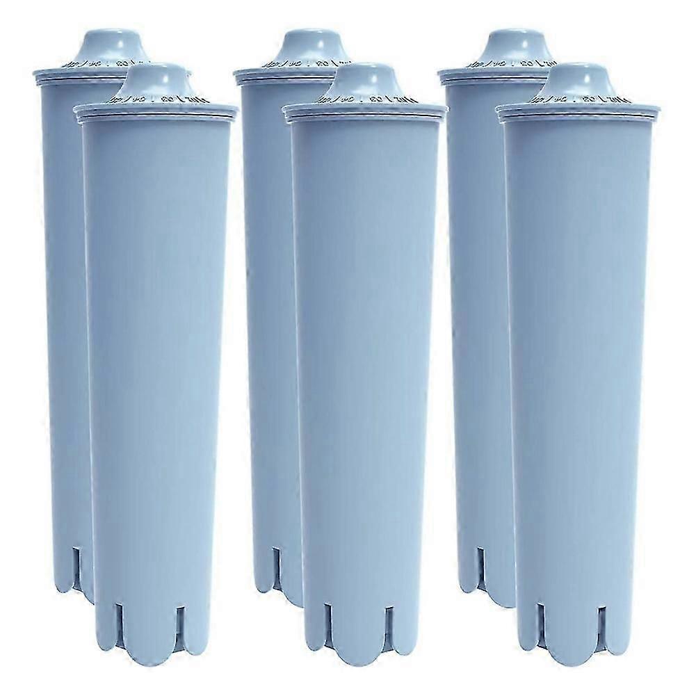 6包适用于Jura Clearyl Claris咖啡机蓝色替换水过滤器