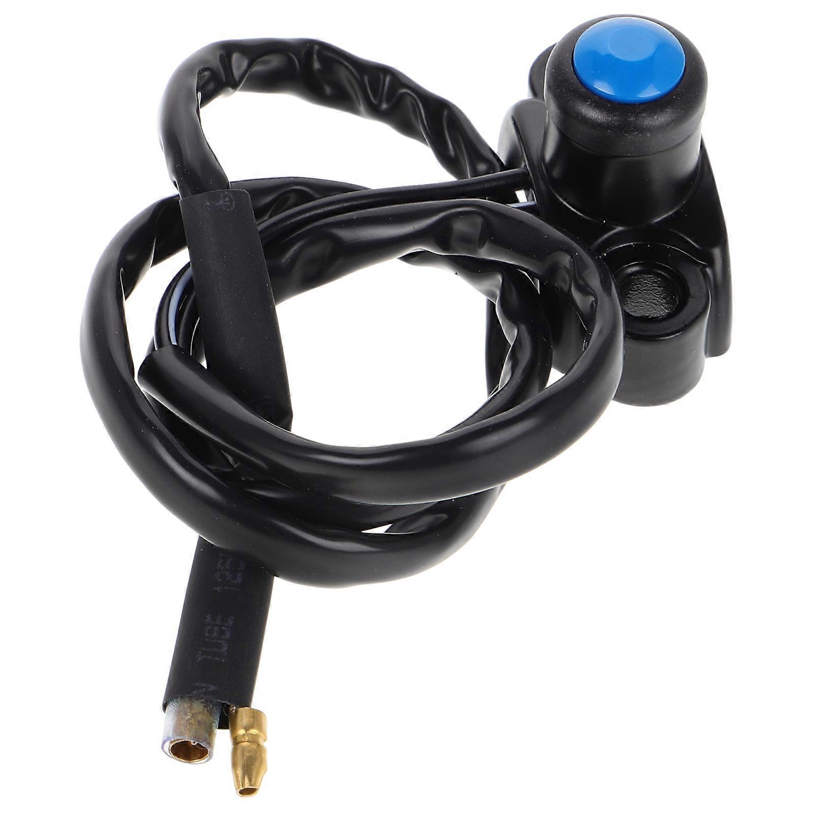 Motorcycle Handlebar Switch Plastic Metal Engine Start Stop Kill Button for Motorbike ATV Waterproof Function 1Pack