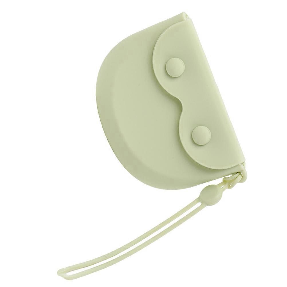 Portable Silicone Storage Box for Dentures Retainers Aligners in Green Small Size