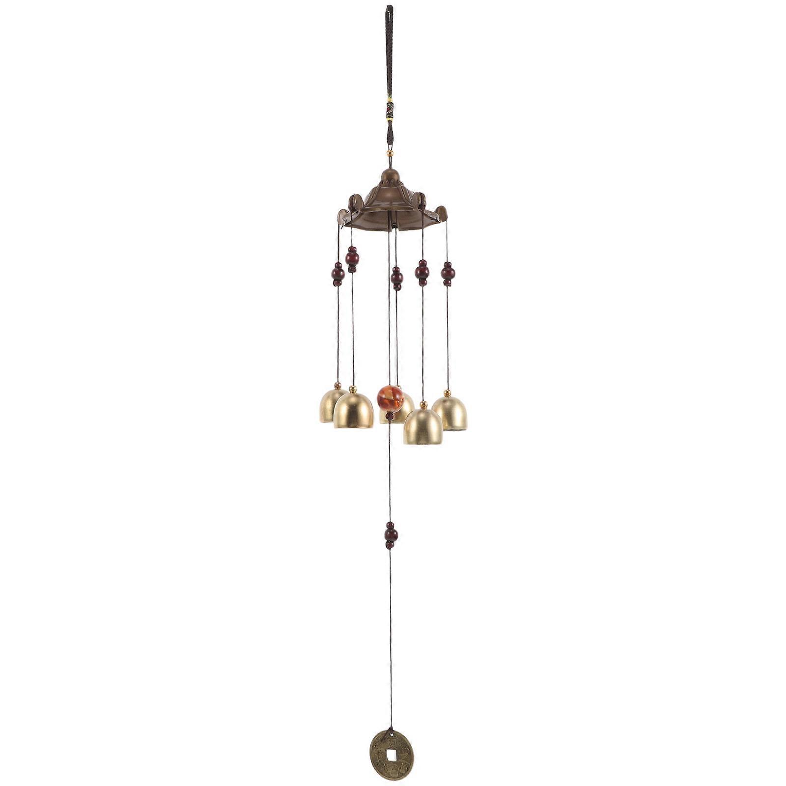 Durable Alloy Windchimes with Unique Blessing Motif for Gardens and Patios – Symbolizing Luck and Harmony