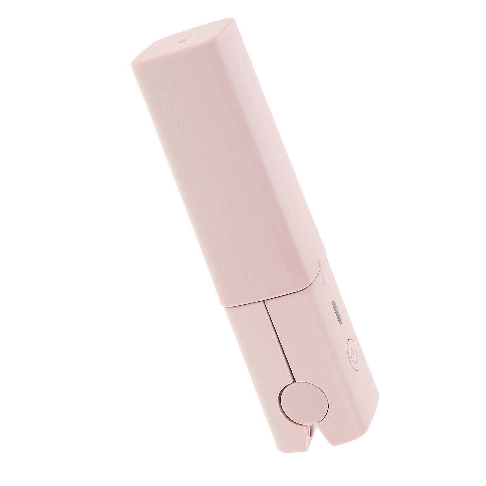 Portable Flat Iron Mini Straightener Fast Heating USB Type-C Interface Metal Plastic For Travel Home Styling 1Set