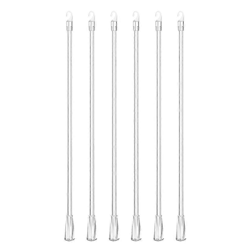 Vertical Blind Stick Tilt Wand Replacement For Homeowners Precision Manufacturing Easy Installation 53.00X1.50X1.50CM 6Pcs
