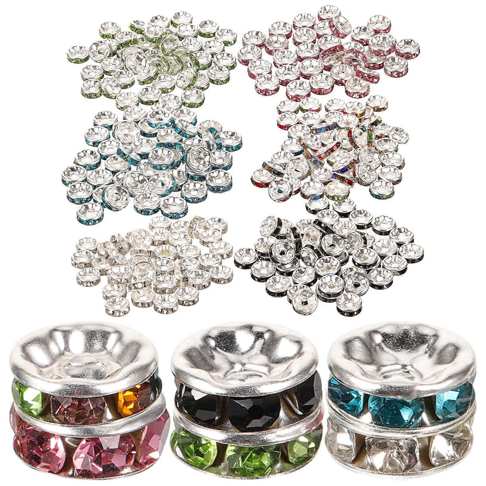 Loose Spacer Beads 180Pcs Durable Assorted Color Supplies Suitable For Necklace Components And DIY Projects