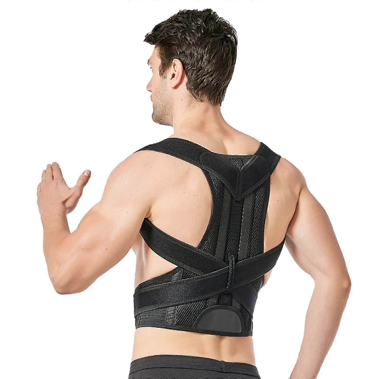 Back Posture Corrector Adjustable Elastic Belt for Kyphosis Support, Spine Alignment, Comfortable Fit, Size XX