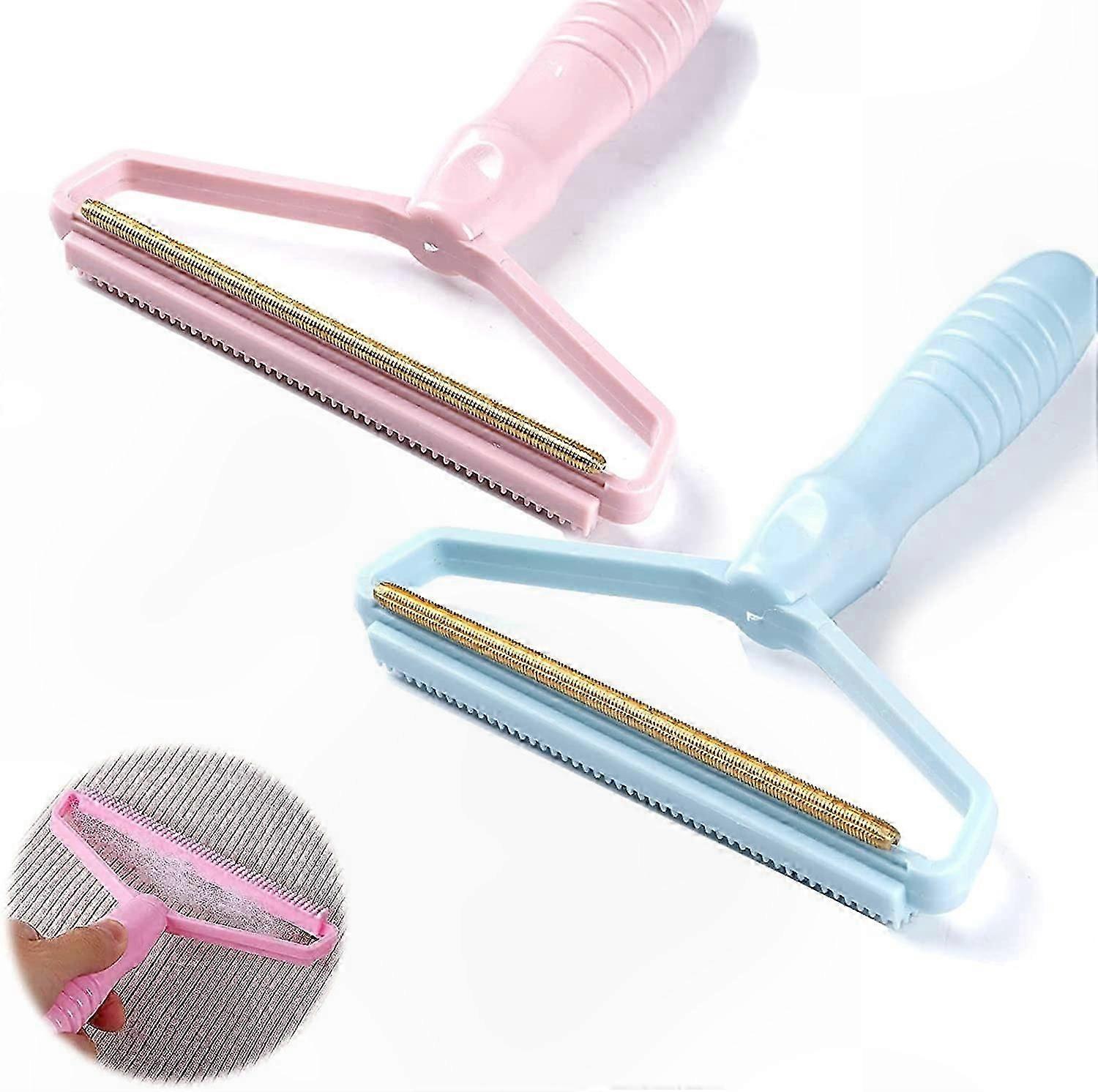 Lint Remover for Clothes, Manual Fabric Shaver, Anti-Pill Brush for Sweaters and Plush Fabrics, Wooden Handle Razor Tool