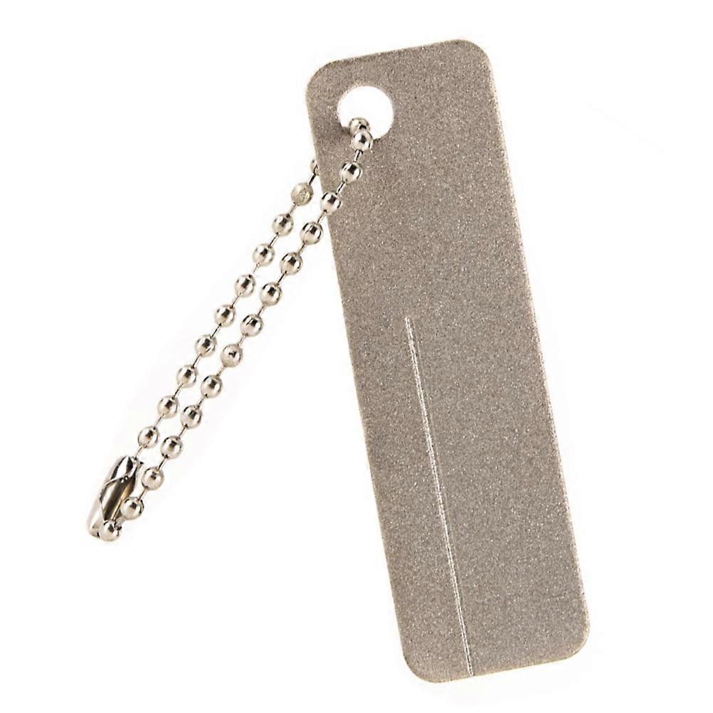 Multi-Purpose Handheld Sharpening Stone Diamond Grindstone Fishing 6.4x1.9cm Compact Design 1Set