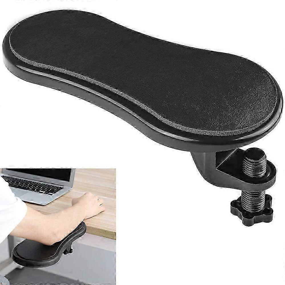Black ABS Computer Hand Bracket - Ergonomic Comfort for Desk Work & Improved Wrist Support