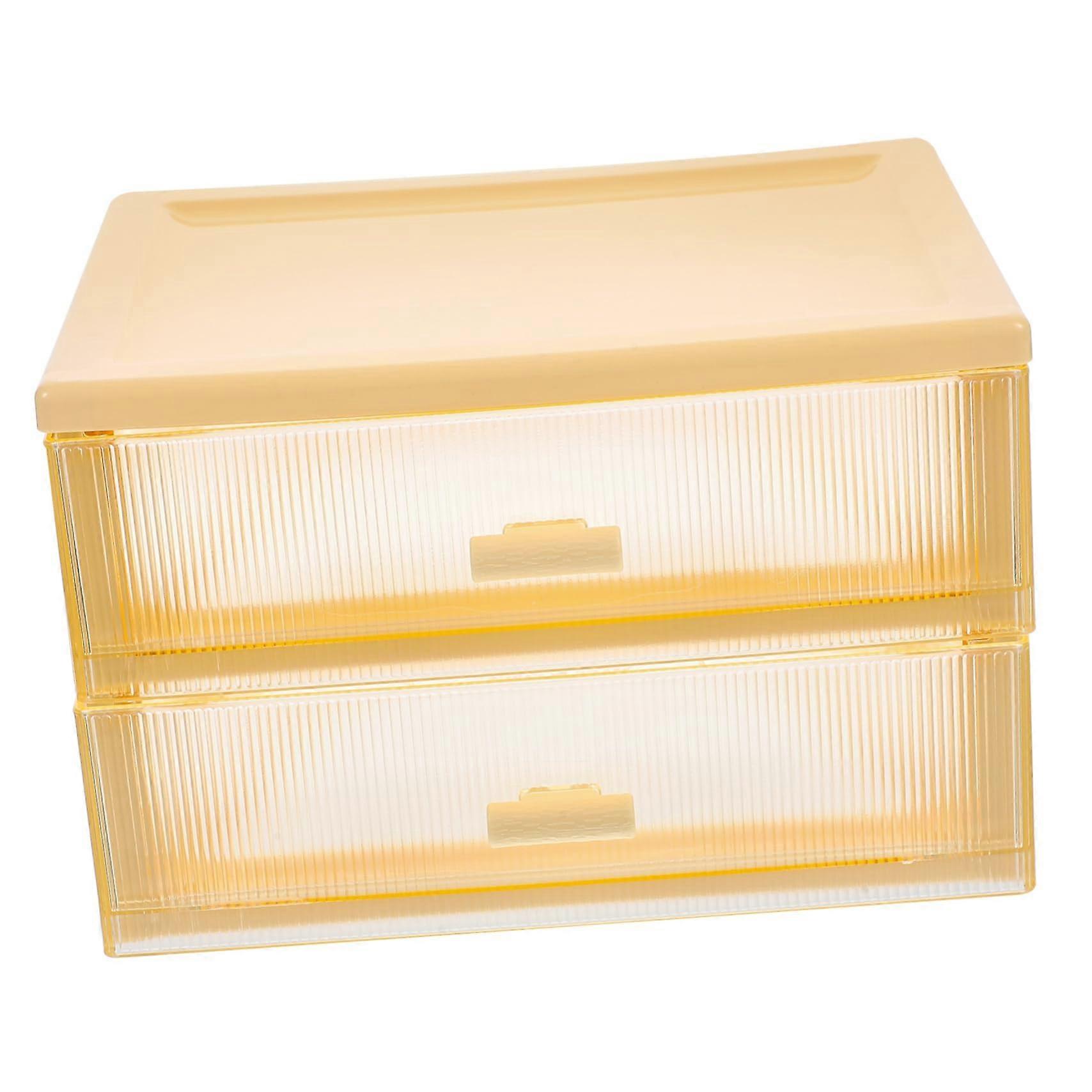 Desktop organizer for cosmetics and office supplies, elegant and spacesaving design, lightweight and easy to clean, 16.5x13.2x11cm.