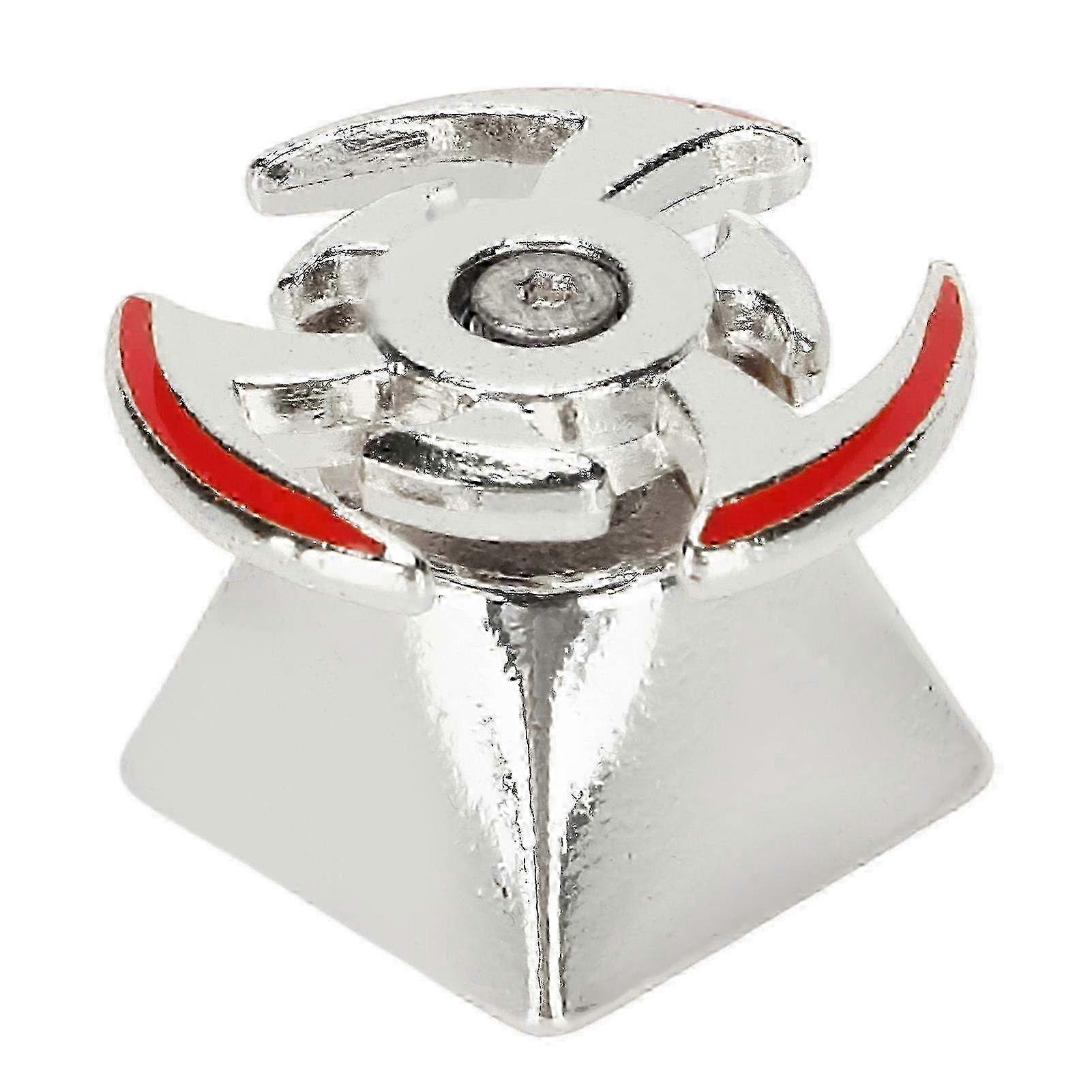 Ergonomic Rotating Keycap with Metal Top - Custom DIY Keycap for Mechanical Keyboards - Unique Shape & Design