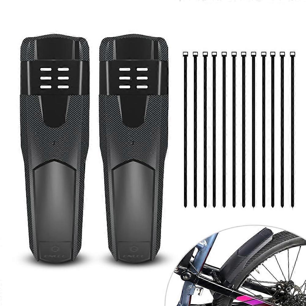 Bicycle Mudguards Pack of 2, Quick Release MTB Mudguards for Mountain, Road, and Gravel Bikes, Durable and Lightweight