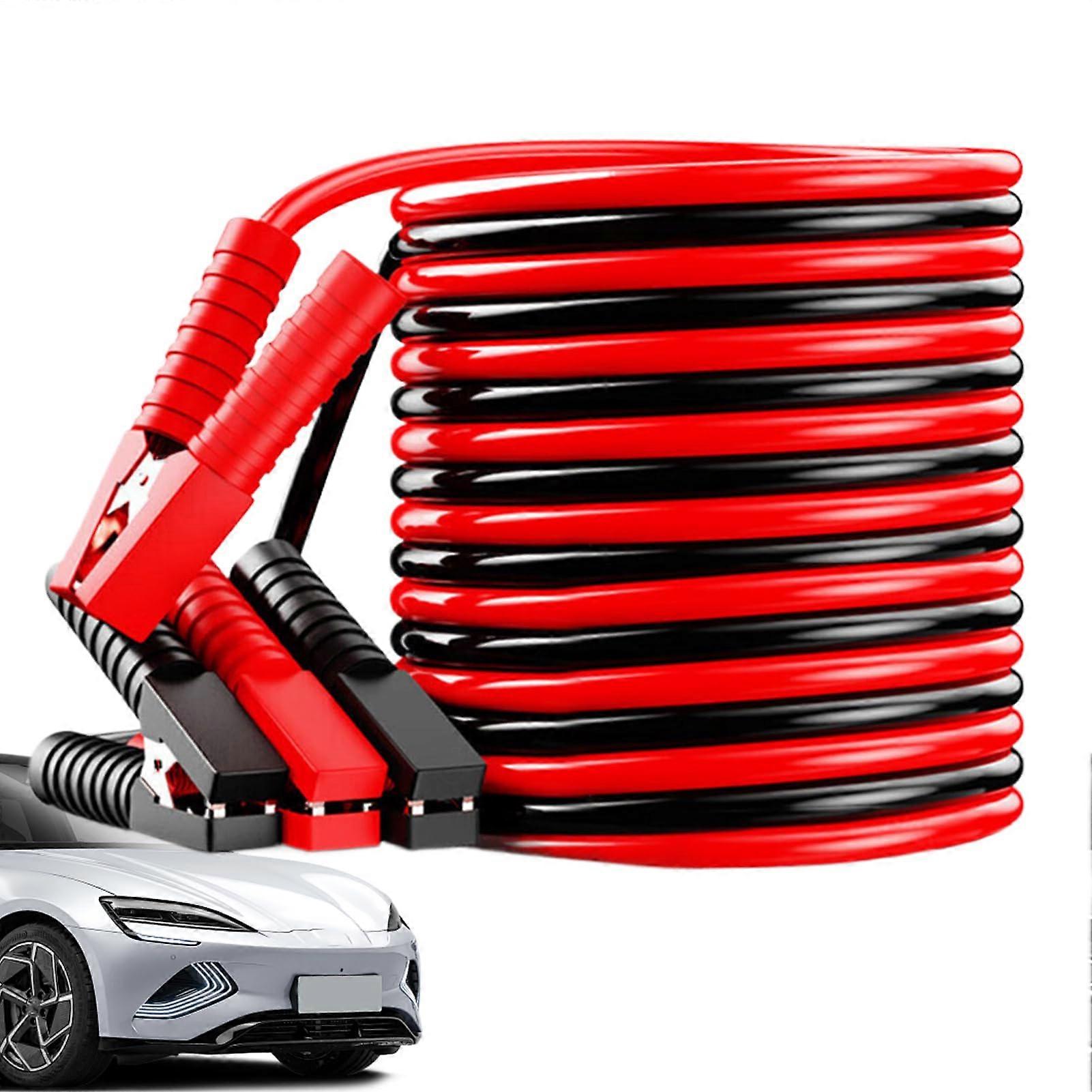 High-Performance Jumper Cables 2.5M | Reusable Booster Wires with Alligator Clips for 12V 24V Battery Vehicles