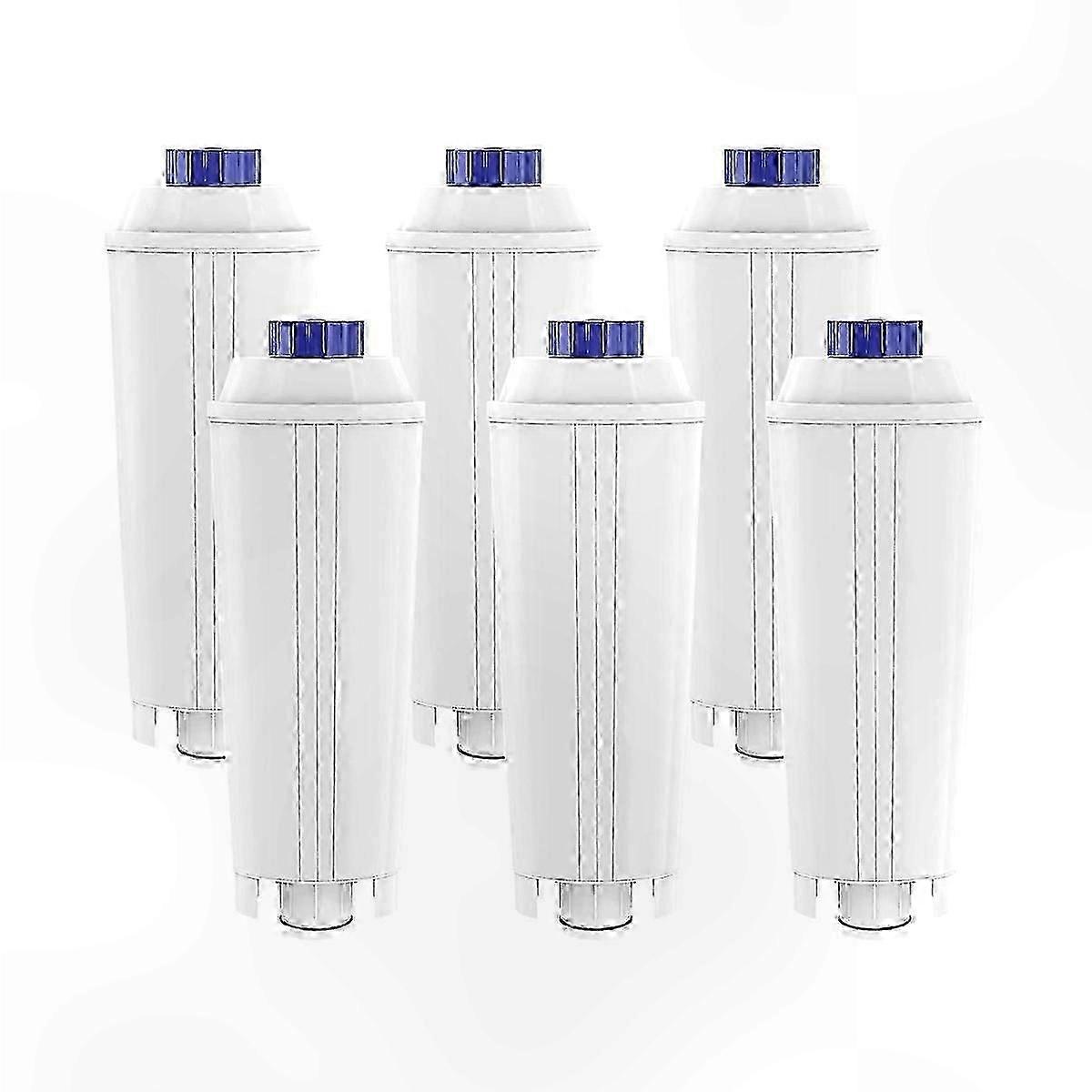 6 عبوات من فلتر آلة القهوة لمرشح Dlsc002 ECAM ، Esam ، ، BCO ، EC مع مطهر الكربون المنشط