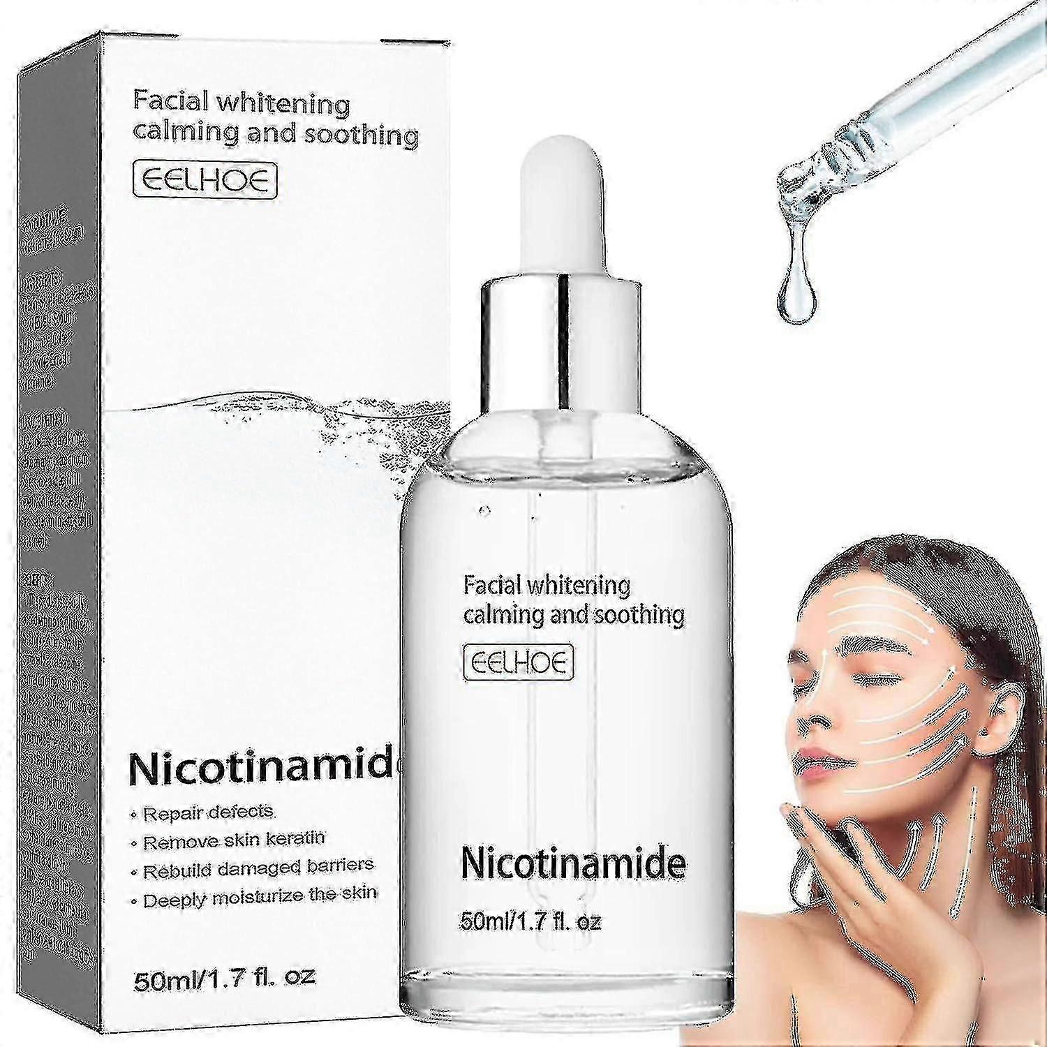 Types, Niacinamide Essence for Brightening and Soothing Skin, Anti-Aging Face Serum with Nicotinamide, Niacin